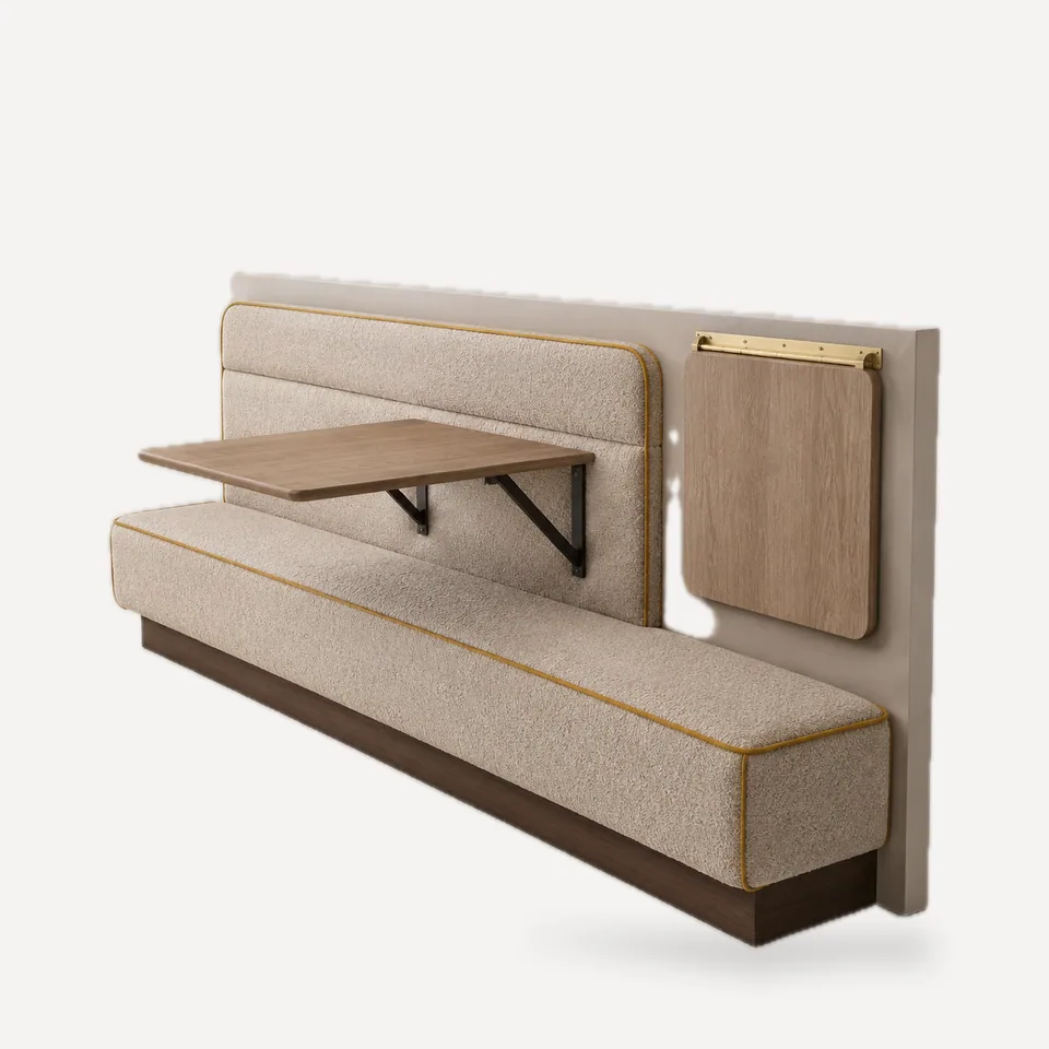 Flip-Top Wall Banquette